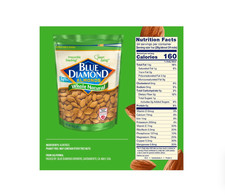 Blue Diamond Almonds, Whole Natural Raw Almonds, 14 oz
