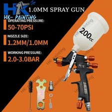 1.0 Mm Pro Mini Hvlp Spray Gun For Devilbiss Professional Auto Spray