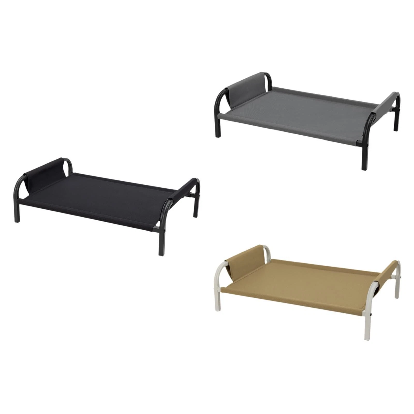 Cooling Elevated Dog Bed Dog Resting Cot Breathable Anti Slip Feet Pet Cot
