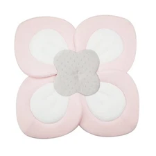 Baby Bath Pad for Newborns | Soft Floral Sink & Bathtub Essential Pink