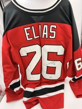 PATRIK ELIAS NJ DEVILS Signed Jersey - Authentic COA, Size XL