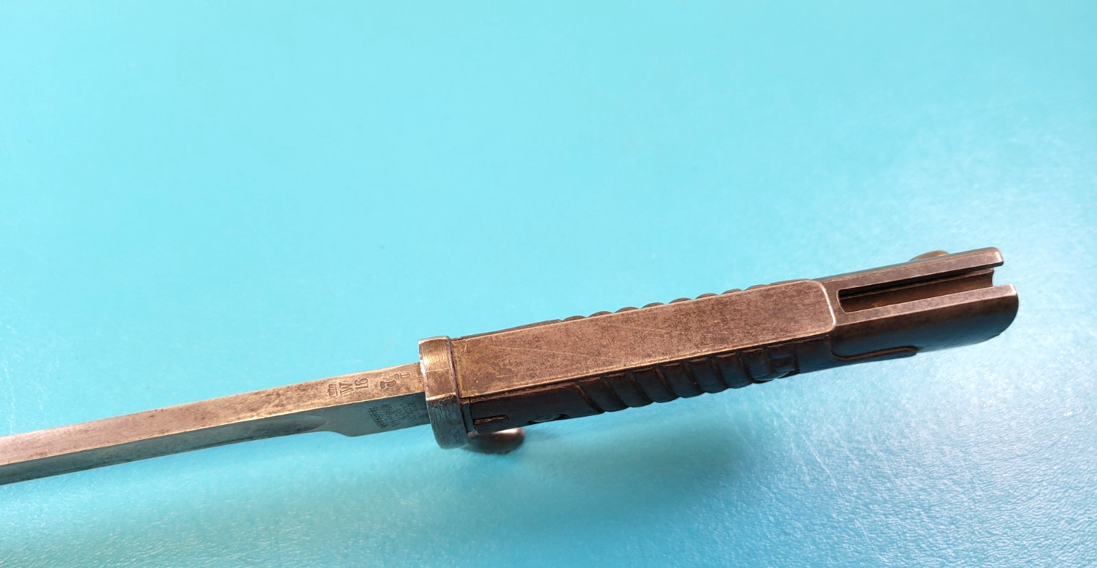 WWI German Model 1898 /05 Butcher Blade Bayonet WKC Double Stamped 558.    TR753