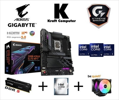 PC AufrüstKit Intel Ultra 9 285K (24x 5,7GHz) + GB AORUS Z890 ELITE + 16G DDR5
