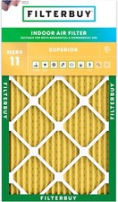 Filterbuy 18x30x1 Pleated Air Filters, Replacement for HVAC AC Furnace MERV 11