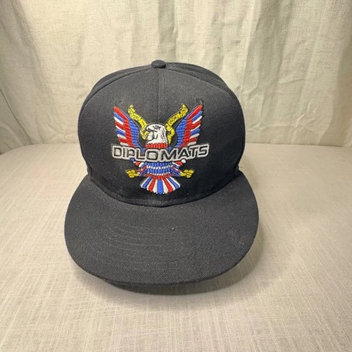 New Era 59FIFTY Diplomats Dipset Fitted Hat Black Eagle Logo Size 7 3/8 59cm - product listing photo