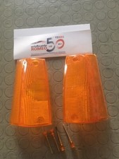 2 GEMME + 4 VITI  FANALINI ARANCIO ANTERIORE DESTRO E SINISTRO FIAT PANDA 141