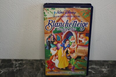 VHS Walt Disney - Das große Meisterwerk Schneewittchen und die sieben Zwerge