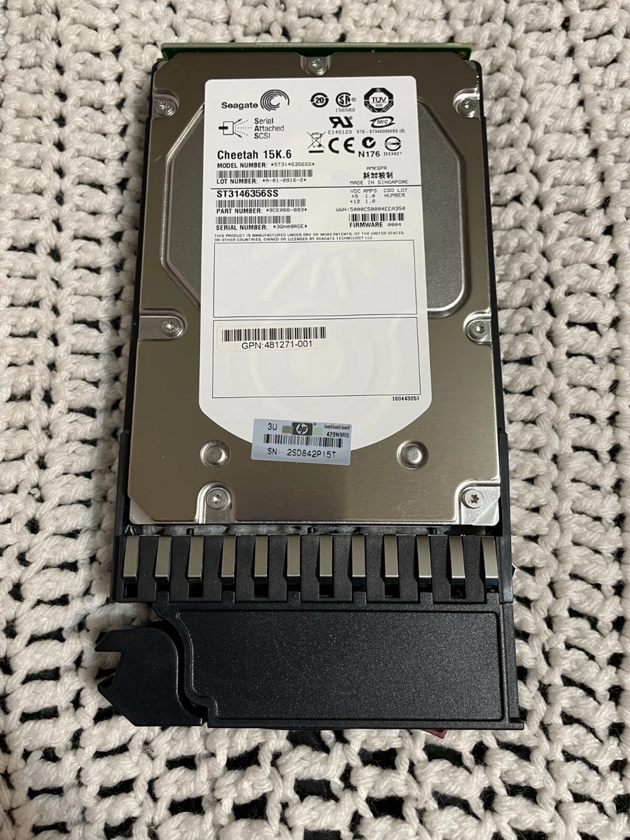 25+ HP 146GB SAS 15000RPM Internal Hard Disk Drives for sale