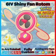 ✨ Shiny Rotom Fan 6IV ✨ Pokemon Scarlet & Violet 🚀 Fast 🚀