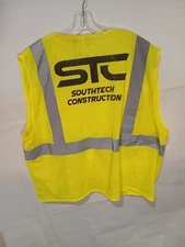 Adults "South Tech Construction" Reflector Work Vest Good Condition 