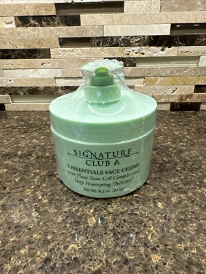 SEALED DEAL *HUGE* Signature Club A 5 Essentials Face Creme DOUBLE SIZE 8.2