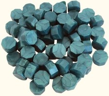 Teal Pearl Sealing Wax Beads for Cards  Invitations, approx 250 beads