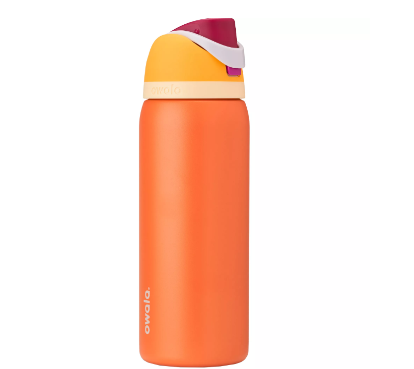 owala freesip 水筒 日本未発売カラー　新品未使用　ピンク 橙色 Owala FreeSip Stainless Steel Water Bottle, 32oz Candy Store