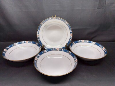 Noritake ''PRESCOTT'' Legendary ~ Sri Lanka ~ Set of 4 ~ Soup Bowls ~ 7 1/2''