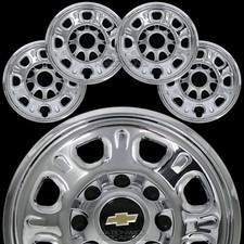 2011-25 Chevy Silverado 2500 3500 Hd 18 Chrome Wheel Skins Rim Covers Hub Caps