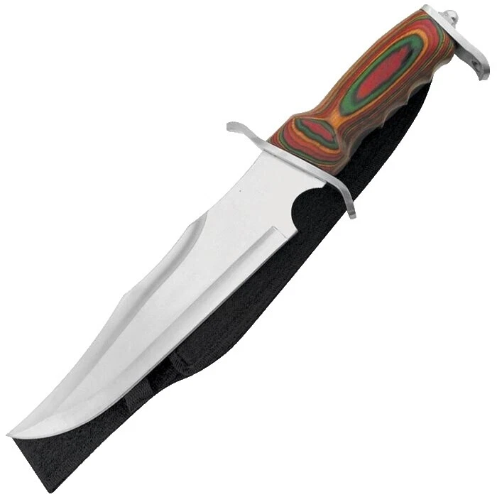Frost Wood Handle Hidden Collectible Fixed Blade Knives