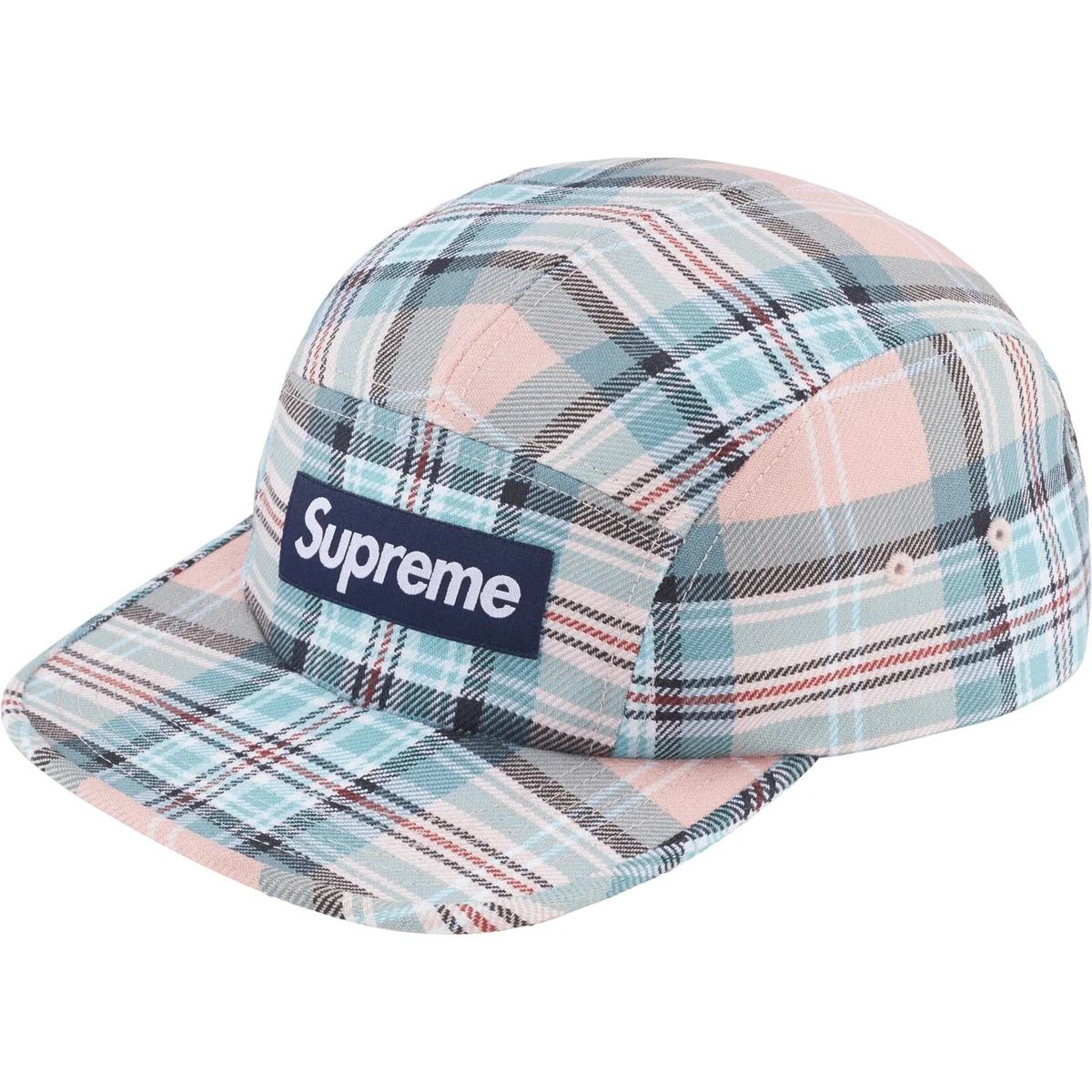 Supreme Big Plaid Camp Cap ブルー 09ss Supreme Plaid Camp Cap for sale - eBay
