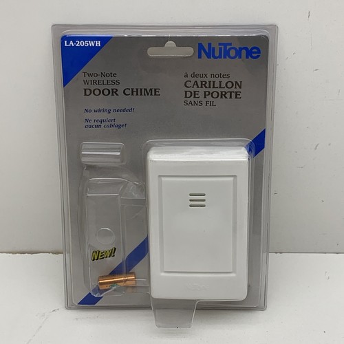 NuTone LA205WH Battery Operated TwoNote Wireless Door Chime eBay