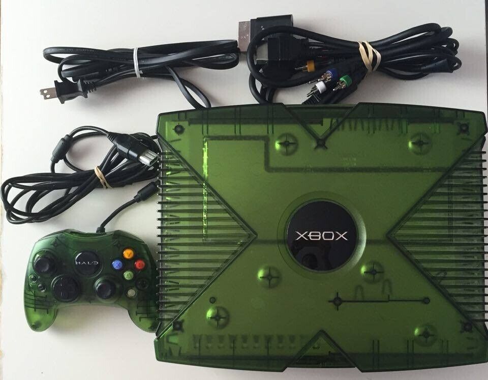 Microsoft XBOX Halo Special Edition Console System W/ OEM Microsoft XBOX Halo Special Edition Console System W/ OEM