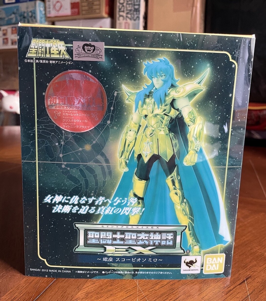 Bandai Saint Seiya Myth Cloth EX Scorpio Milo - With first effect