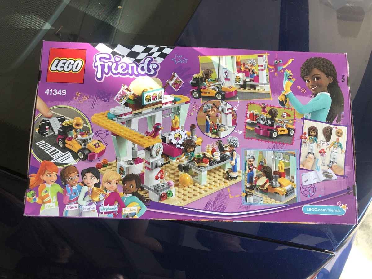 Lego friends race car set outlet