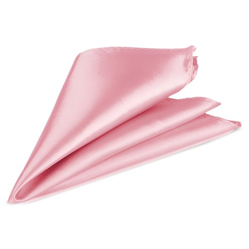 Satin Plain Pocket Square Men Handkerchief Hanky Silky Polyester Fabric Wedding - Picture 170 of 325