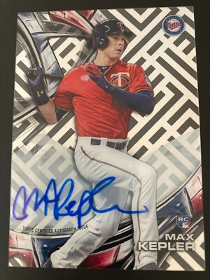 2016 Topps High Tek Rookie RC Autographs HT-MK Max Kepler