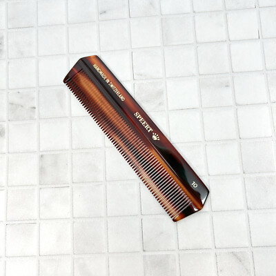 Speert New Handmade Swiss European Comb Style #10 5.1 Inch Havana Tortoise Brown