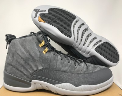 nike air jordan 12 retro dark grey