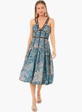 Ulla Johnson Kaia cotton baloon dress V neck straps in Waimea sz 8