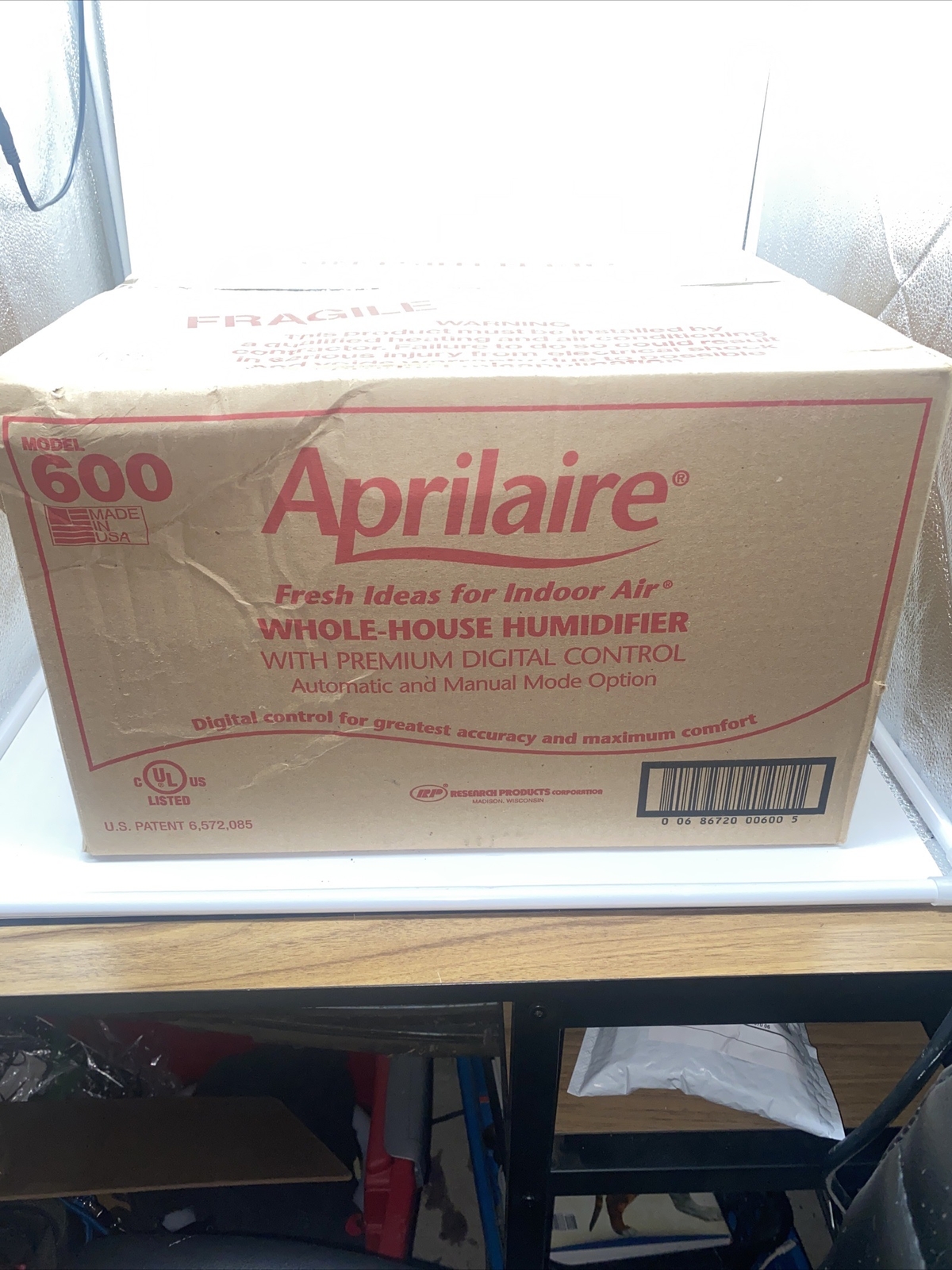 Aprilaire 600M Whole house Humidifier with manual control NEW