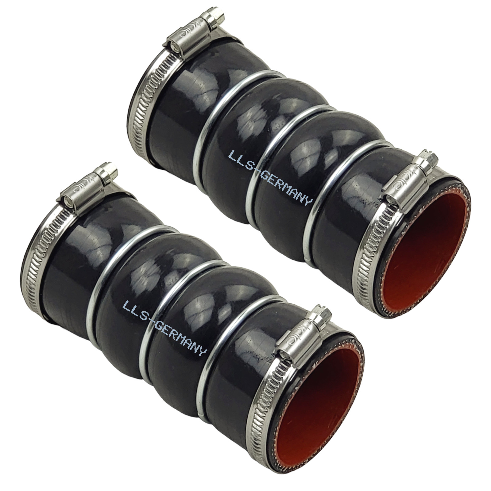 2x Turbo Charge Air Hose for Ford Focus Fiesta 1.8 Di 1.8 TDCi 2T1Q6N650AB