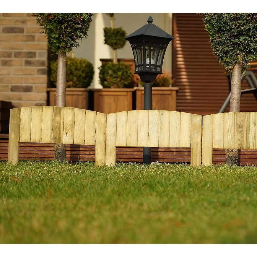 Border Picket Fence Edging - Garden Outdoor Lawn Edging - Image 4 of 4