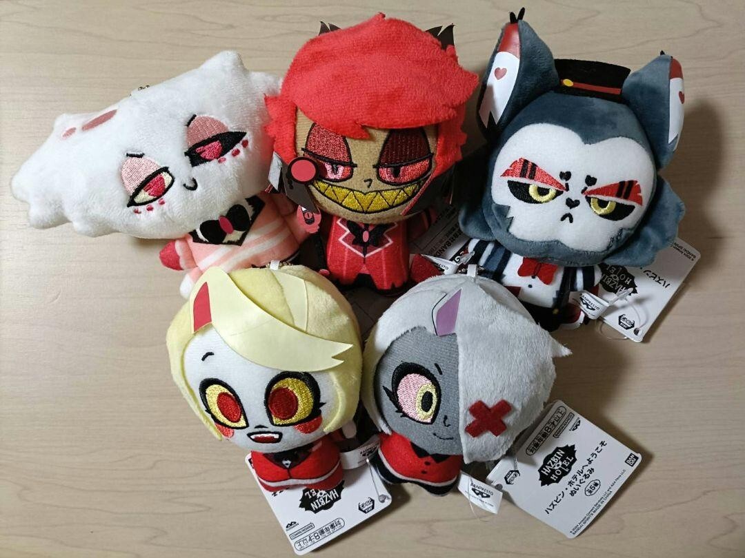 Hazbin Hotel Chibigurumi Plush doll Mascot All 5 type set complete