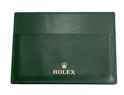 Authentic Rolex Card Papers Holder Guarantee Manual Worldwide