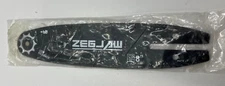 Zegjaw 8" Chainsaw Attachment Guide Bar Approximately 12" Long, 33 Links Gray