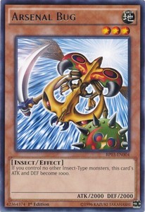 Arsenal Bug - BP03-EN004 - Rare - 1st Edition x3 - Near Mint