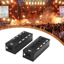 4-Channel 2-Pieces Network Cable Extender Sub Snake Box Transmission Extender