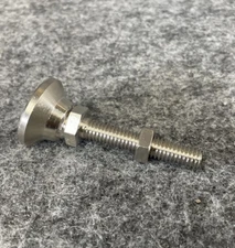 Lot Of 4 BSW-1N 3/8-16  x 1-1/4 In Base  Leveling Mount Swiveling Stud