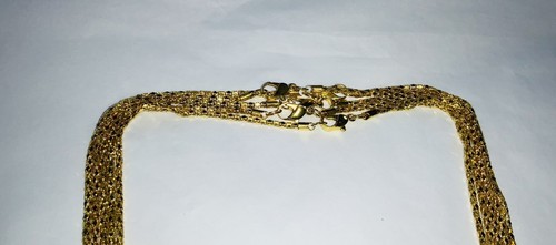 5 x Imperfect Gold Coloured 2mm Snake Chain NECKLACES 22 Inches Read Listing - Picture 5 of 9