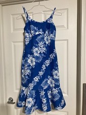 Blue Fit And Flare SundressSize S