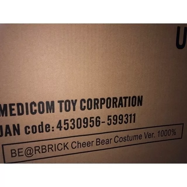 MEDICOM TOY BE@RBRICK Cheer Bear Costume Ver. 1000％ bearbrick