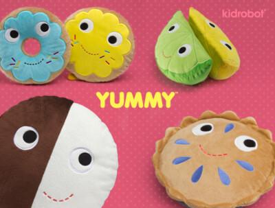 Peluche Yummyworld Bobby Bagel 24cm – Kidrobot X Heidi Kenney – Neuve