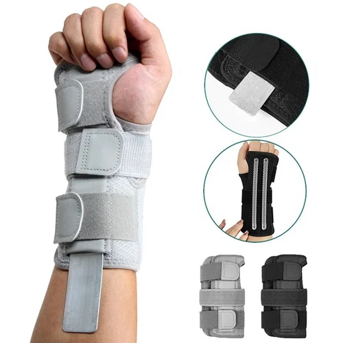 Handgelenk Handbandage Unterstützung Karpaltunnel Verstauchung Arthritis Fitnessstudio Schiene rechts/links - Bild 6 von 20