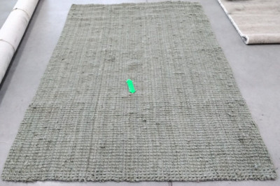 GREEN / GREY 5' X 8' Broken Thread Rug, Reduced Price 1172722622 NF730B-5