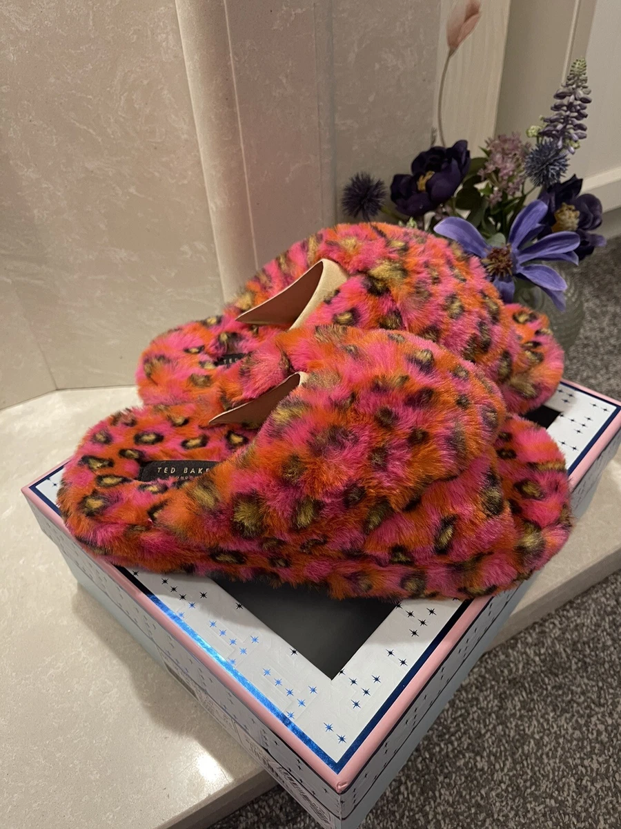 Ted baker clearance faux fur slippers