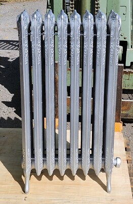 Cast Iron Victorian radiator vintage restored refinished heating - Main Image