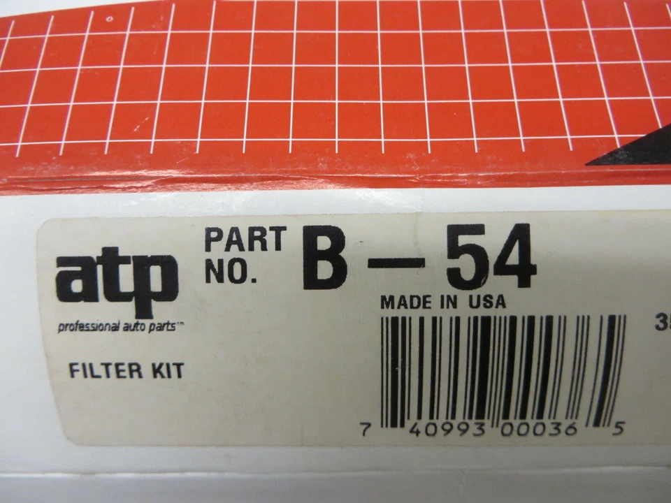 ATP TRANSMISSION FILTER KIT NEW TRANS FILTER KIT NIB NOS ATP # B54  ATP # B-54 - Image 2 of 2