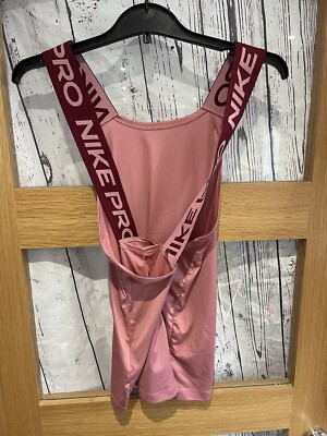 Nike Pro Intertwist Elastika Dri Fit Training Gym Tank Top Medium