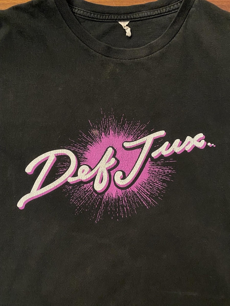 Authentic Def Jux T Shirt Definitive Jux Record Label Black Purple
